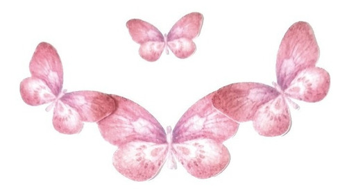 16 Mariposas Comestibles Rojas Para Decoración De Postres