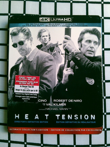 Heat ( Fuego Contra Fuego) / 4k Con Slipcover & 3 Discos 