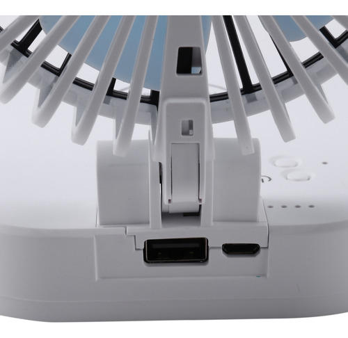 5000mah Usb Small Fan Wireless Charger Charging Treasure Fan