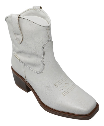 Botas Vaqueras Off White Zapatos Mujer Levis L1223523