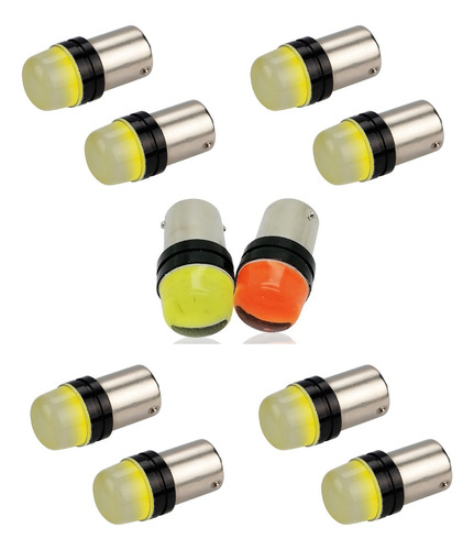 50 Foco Led Cob Gel Estrobo Luz Fuerte Direcional Stop Color