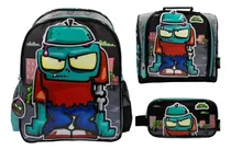 Comprar Pack Ultra Zombies Games Mochila Oficio Lonchera Cartuchera