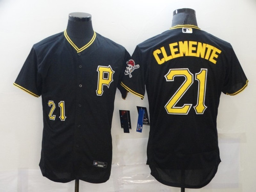 Imagen 1 de 2 de Camiseta Casaca Baseball Mlb Pittsburgh Pirates 21 Clemente
