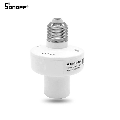Imagen 4 de 10 de Sonoff Socket Slampher Inteligente E27 Wifi Y Rf
