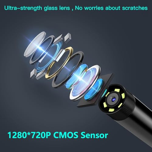 Cmara Endoscpica 1920p, 6 Luces Led, 5.5mm Ip67, 5m - iPhone