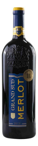 Pack De 2 Vino Tinto Grand Sud Merlot 1 L