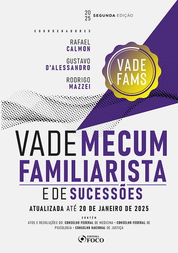 Vade Mecum Familiarista E De Sucessões - 2ª Ed - 2025