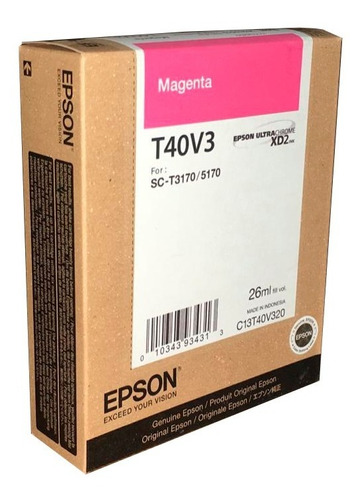 Epson T40v320 Cart. Original 26ml Magenta Sc-t3170 / 5170