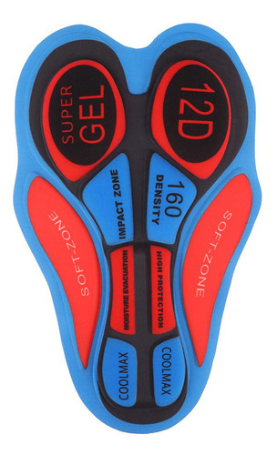 Almofada 3d De 2 Partes E Espuma Para Shorts De , Bicicletas