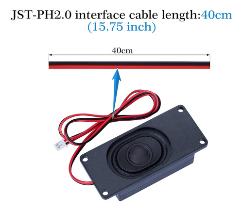 Altavoz 3 Vatios 8 Ohmios Compatible Con Placa Base Arduino,