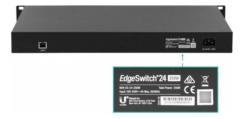 Switch Administrable Ubiquiti 200w Con 24 Puertos Clickbox
