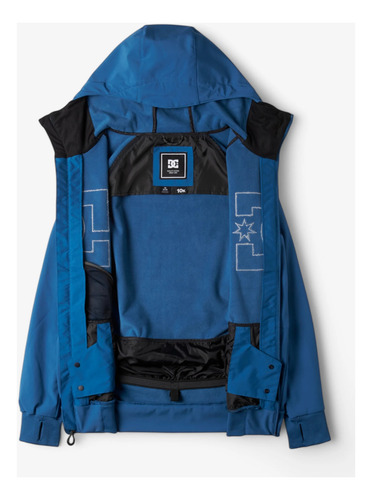 Campera Dc Snow Spectrum Softshell Azul S