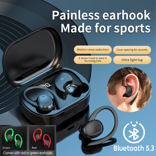 Para Audífonos Bluetooth Con Pantalla Digital Deportiva 5.3