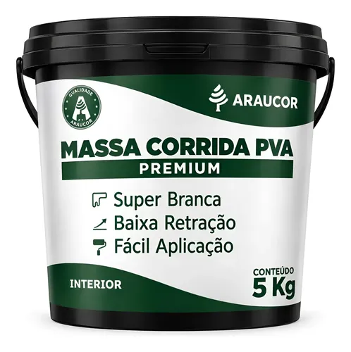 Araucor Massa Corrida Pva 5kg