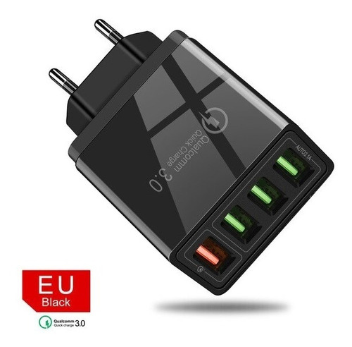 Cargador Múltiple Qualcomm Quick Charge 3.0 48w Usb X 4