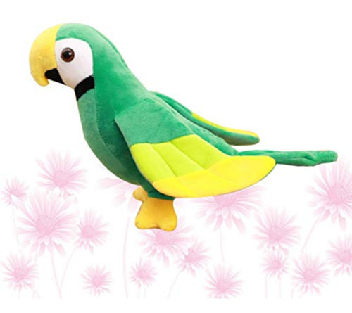 Imagen 5 de 9 de Nuobesty Figuras De Pjaros De Peluche De Loro Realistas Figu