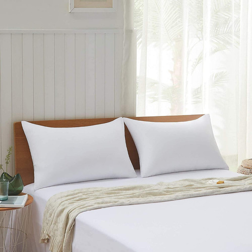 Almohadas De Cama Cómodas Y Transpirables Queen