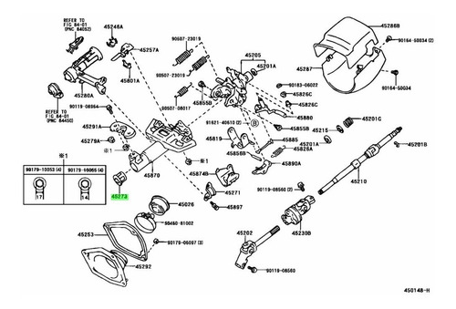 Buje Columna De Direccion Toyota Yaris 1999 2002