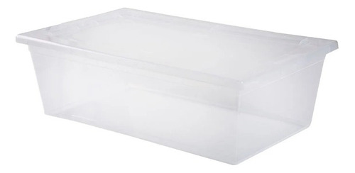 Caja Organizadora 6 Litros Mybox Transparente Wenco Zapatera