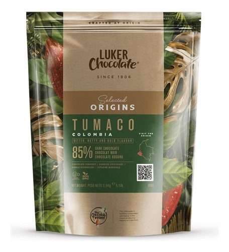 Chocolate Oscuro Real Tumaco 85% 2.5 - Kg A $49000