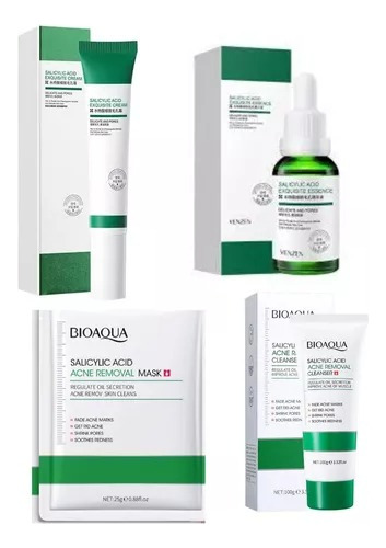 Kit Anti Acne Acido Salicílicx4 - g a $92