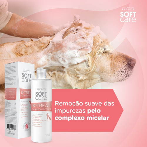 Imagem 5 de 5 de Softcare K-treat Shampoo Micelar 300ml