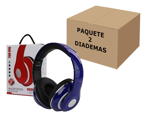 Audifonos Diadema Microfono Bluetooth Manos Libres Usb 2pzs