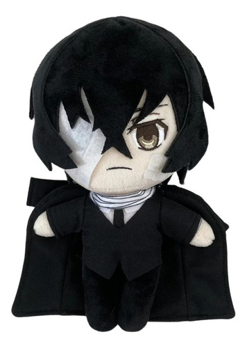 Peluche Osamu Dazai Traje Negro Bungo Stray Dogs 20cm