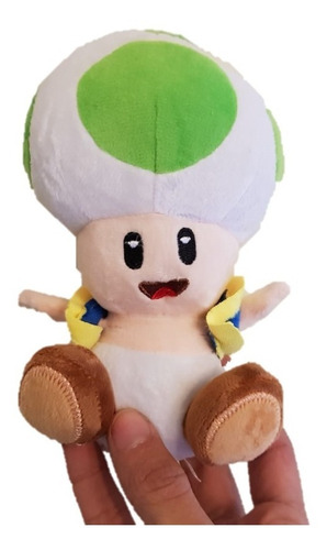 Mario Bros Peluche Toad Verde