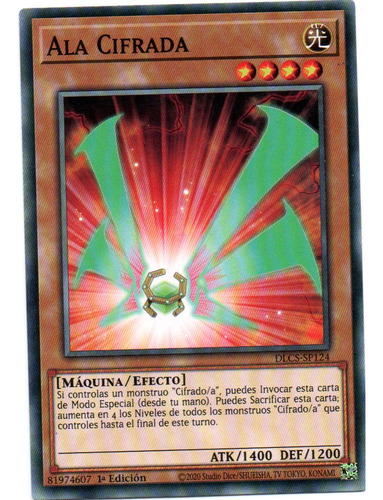 Cipher Wing Yugi Español Dlcs-sp124 (Usado)