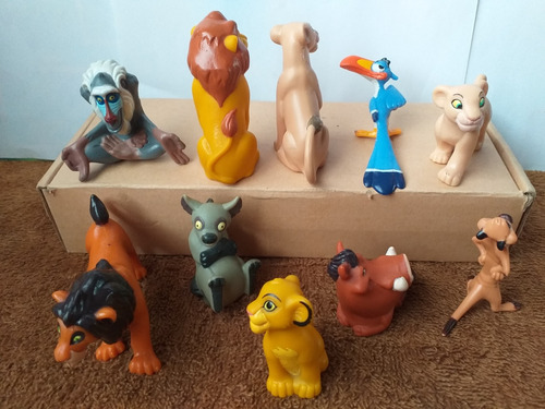 Colección Completa Figuras - Pelicula El Rey Leon De Disney (Usado)