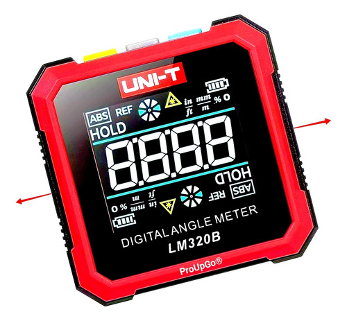Nivel Ángulo Láser Inclinómetro Uni-t® Lm320b® Transportado