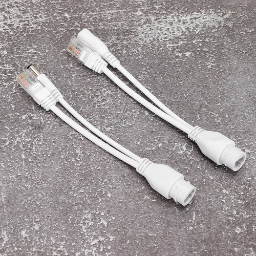 Imagen 6 de 10 de Cámara Poe Splitter 5 Pares Adaptador Ethernet Inyector Dc12