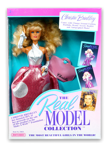 Matchbox The Real Model Collection Christie Brinkley 1989