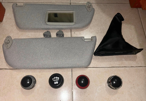 Par De Viseras Con Soportes,pomo,funda Freno Mano De Chevy