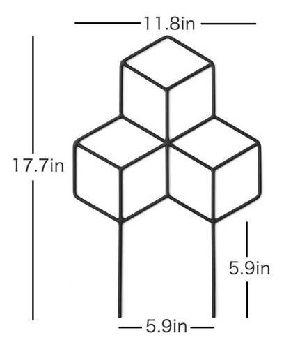 Imagen 10 de 12 de Enrejado De Plantas En Maceta Para Plantas Los 45x30cm