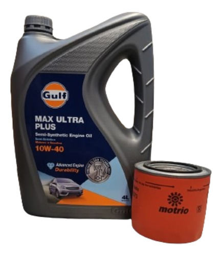 Filtro Aceite Motrio Aceite Gulf 10w40 Peugeot 306 405 1.9d