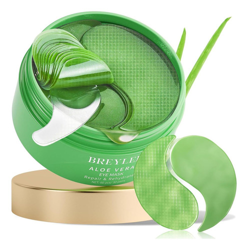 Mascarillas Para Ojos Breylee Aloe Vera 60 Pcs Hidratantes