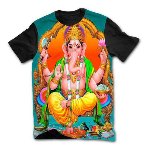 Stompy Camisetas - Ganesha Psicodélica Rave Promoção