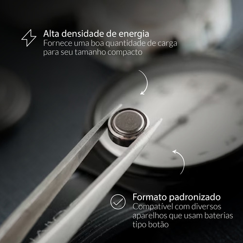 Kit 30 Bateria Alcalina Lr44 1.5v Cod: 408300018-3 Avant Use