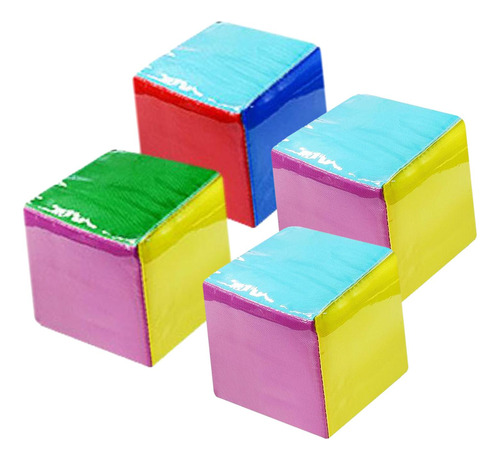 Cubo De Peluche De Dados Grandes, Juego Educativo, 4 Piezas