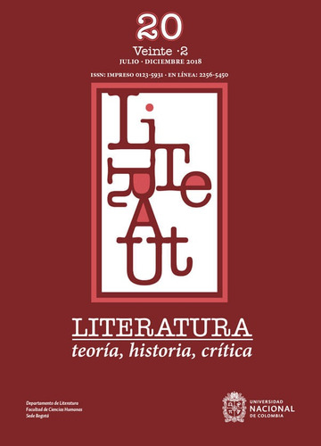 Literatura Teoría Historia Crítica Vol 20 No 2  Julio  Dicie