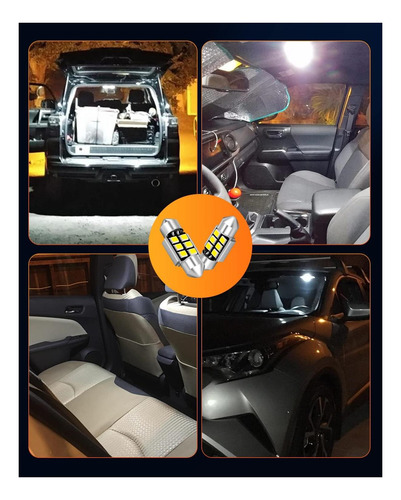 Luyed De3175 Bulbo Led Xenon Blanco Canbus Sin Errores 125