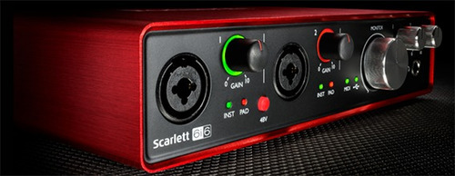 Imagen 1 de 2 de Focusrite Scarlett 6i6 Interface Audio Sonido 2 Audifonosnue