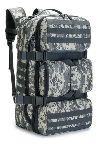 Bolso Viaje Y Mochila 60 Litros Militar/urbano/tactico/molle