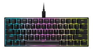 Teclado 60% Mecánico Corsair K65 Rgb Mini Cherry Mx Speed