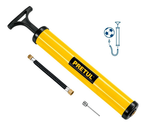 Bomba Manual Compacta Ligera Para Inflar Balones