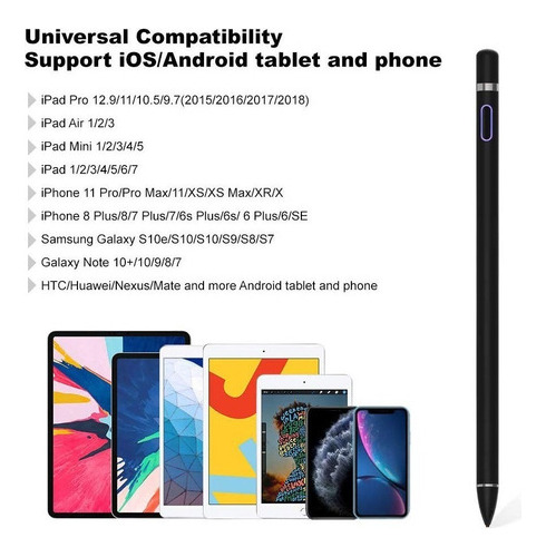 Caneta Stylus Universal Goojodoq Para iPhone iPad Android