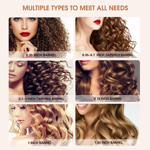 Varillas Para Rizar El Cabello Janelove No Aplica Rose Gold