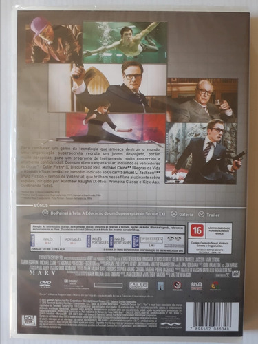 Dvd Kingsman Serviço Secreto (2015) - Colin Firth - Lacrado